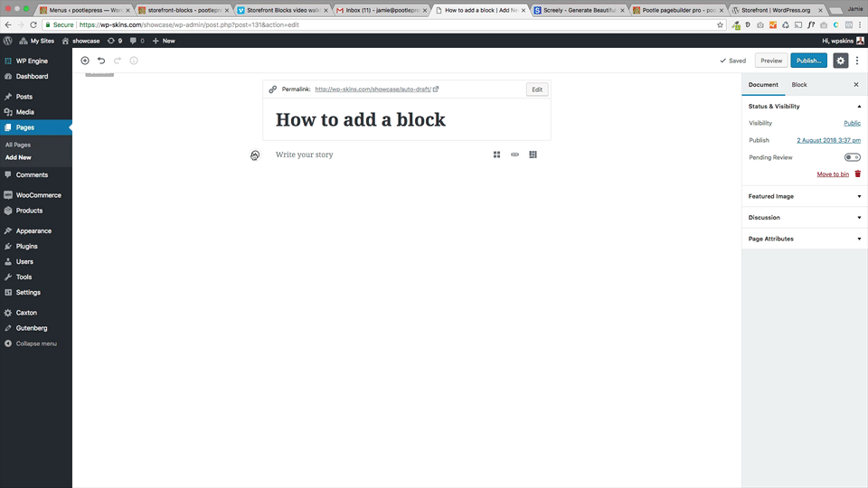 storefront-blocks 30 how to add a block