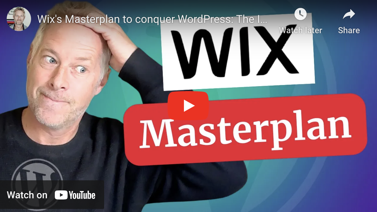 Wix’s Masterplan to conquer WordPress