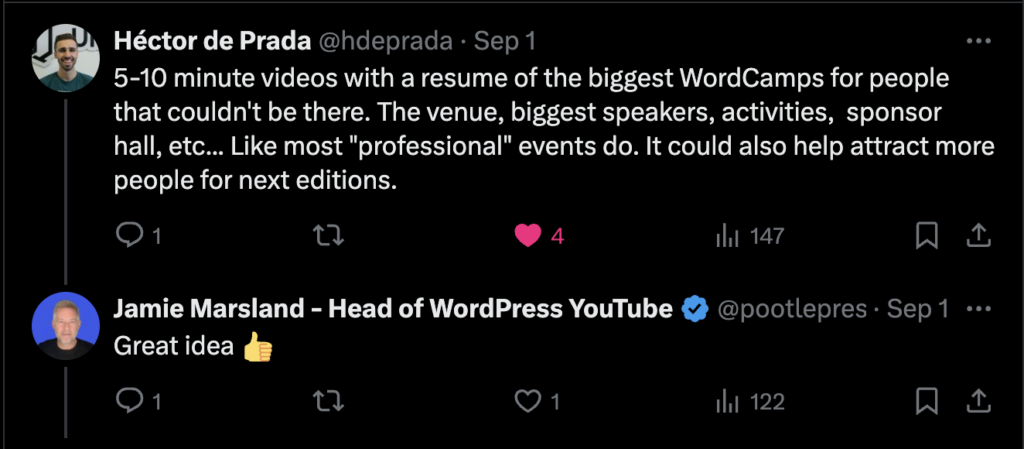 What would you like to see on the WordPress.org YouTube channel? 16